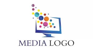 Creative media screen logo