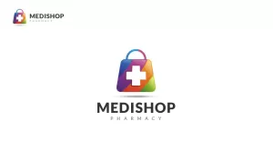 Creative Medical Shop Pharmacy Logo Template