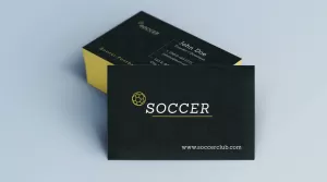 Creative - Minimal Business Card - Soccer - Logos & Graphics
