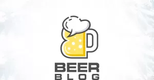 Creative Social Drinks Blog Logo Design - TemplateMonster