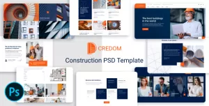 Credom - Construction PSD Template