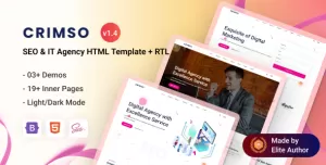 Crimso - SEO Agency & IT Services HTML Template