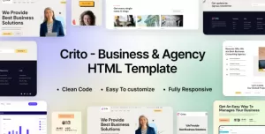 Crito - Business & Agency HTML Template