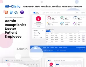 CRM - HR-Clinic  Clinic, Hospital, Medical Admin Template