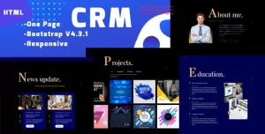 CRM-Personal Portfolio Template