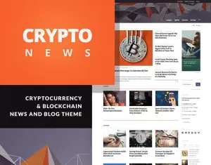 Crypto News - Cryptocurrency & Bitcoin WordPress Theme