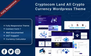 Cryptocom land - All Crypto Currency Wordpress Theme