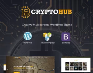 CryptoHub - Cryptocurrency WordPress Theme - TemplateMonster