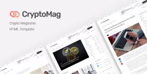 CryptoMag  Cryptocurrency Magazine HTML Template