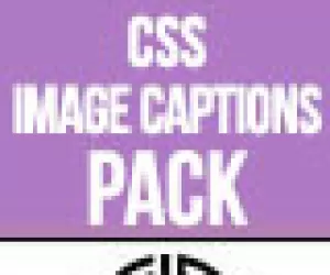 CSS Image Captions Pack