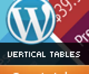 CSS3 Vertical Web Pricing Tables for WordPress