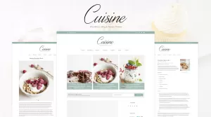 Cuisine - Blog and Recipe WordPress Theme