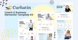Curhatin - Elementor Pro Coach & Business Template Kit