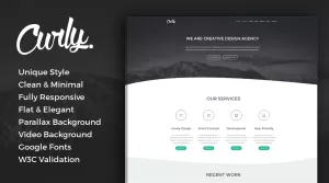 Curly - Responsive Multi-Purpose HTML Template - Themes ...