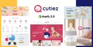 Cutiez - Kids Toys, Children Babies Store Shopify Theme