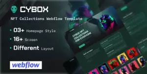 Cybox - NFT Collections Webflow Template