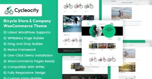 Cycleocity - Bicycle Store and Company WooCommerce theme