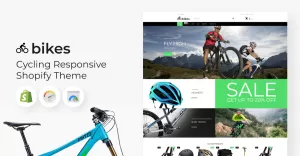 Cycling Responsive eCommerce Shopify Theme - TemplateMonster