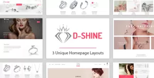 D-shine - Diamond Jewelry HTML template