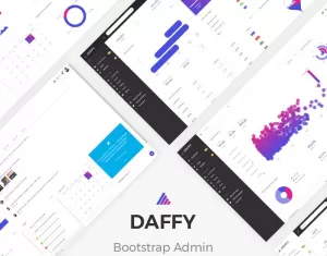 Daffy - Multipurpose Bootstrap + UI Kit Admin Template