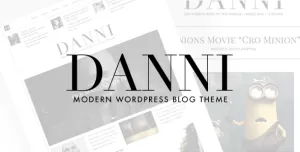 Danni — Minimalist Blog WordPress Theme