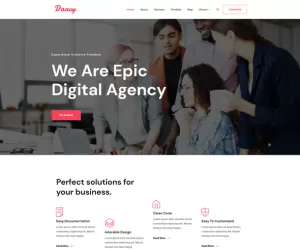 Darcy - Creative Agency Elementor Template Kit