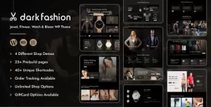 Dark Fashion - Jewel & Fashion Store Theme