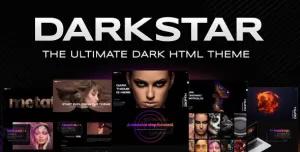 DarkStar - Ultimate Dark Multipurpose HTML Template