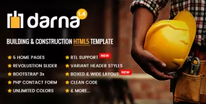 Darna – Building & Construction HTML5 Template