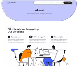 Dasaasy - SaaS & Startup Elementor Template Kit