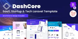 DashCore - SaaS & Software Bootstrap 5 Laravel Template
