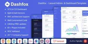 Dashfox - Laravel Admin Template