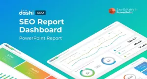 Dashi SEO Dashboard Report  Presentation PowerPoint template