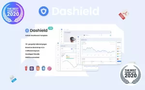 Dashield - Bootstrap 4 Admin Template - TemplateMonster