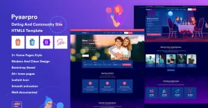 Dating and Community Website Template - TemplateMonster