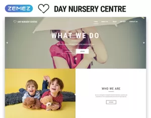 Day Nursery Centre - Kids Center Minimal HTML Bootstrap Website Template