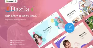 Dazila - Kids Store & Baby Shop Responsive Shopify Theme