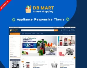 DB Mart Home Applience OpenCart Template - TemplateMonster