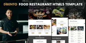 Dbento  Food Restaurant HTML5 Template