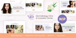 D&C  Dermatology Clinic & Cosmetology Center WordPress Theme