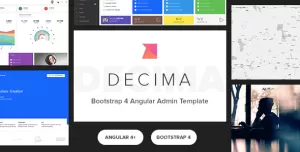 Decima - Bootstrap 4 Angular Admin Template