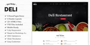 Deli  Restaurant HTML5 Template