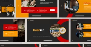 Deliciez — Restaurant Keynote Template - TemplateMonster