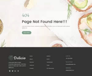 Delicio - Restaurant WordPress Template Kit