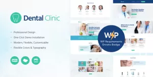 Dental Clinic, Medicine & Healthcare Doctor WordPress Theme
