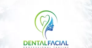 Dental Teeth With Facial Surgery Logo - TemplateMonster