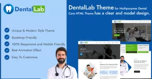 DentalLab Dental Care HTML Template