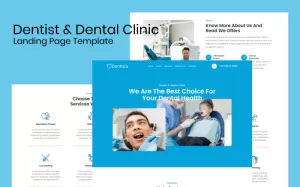 Dentare - Dentist & Dental Clinic Landing Page Template