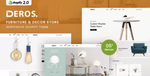 Deros - Furniture & Decor Responsive Shopify Theme