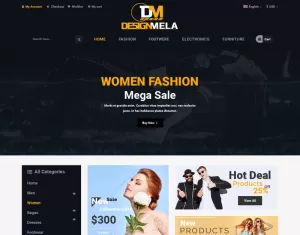 DesignMela eCommerce PSD Template